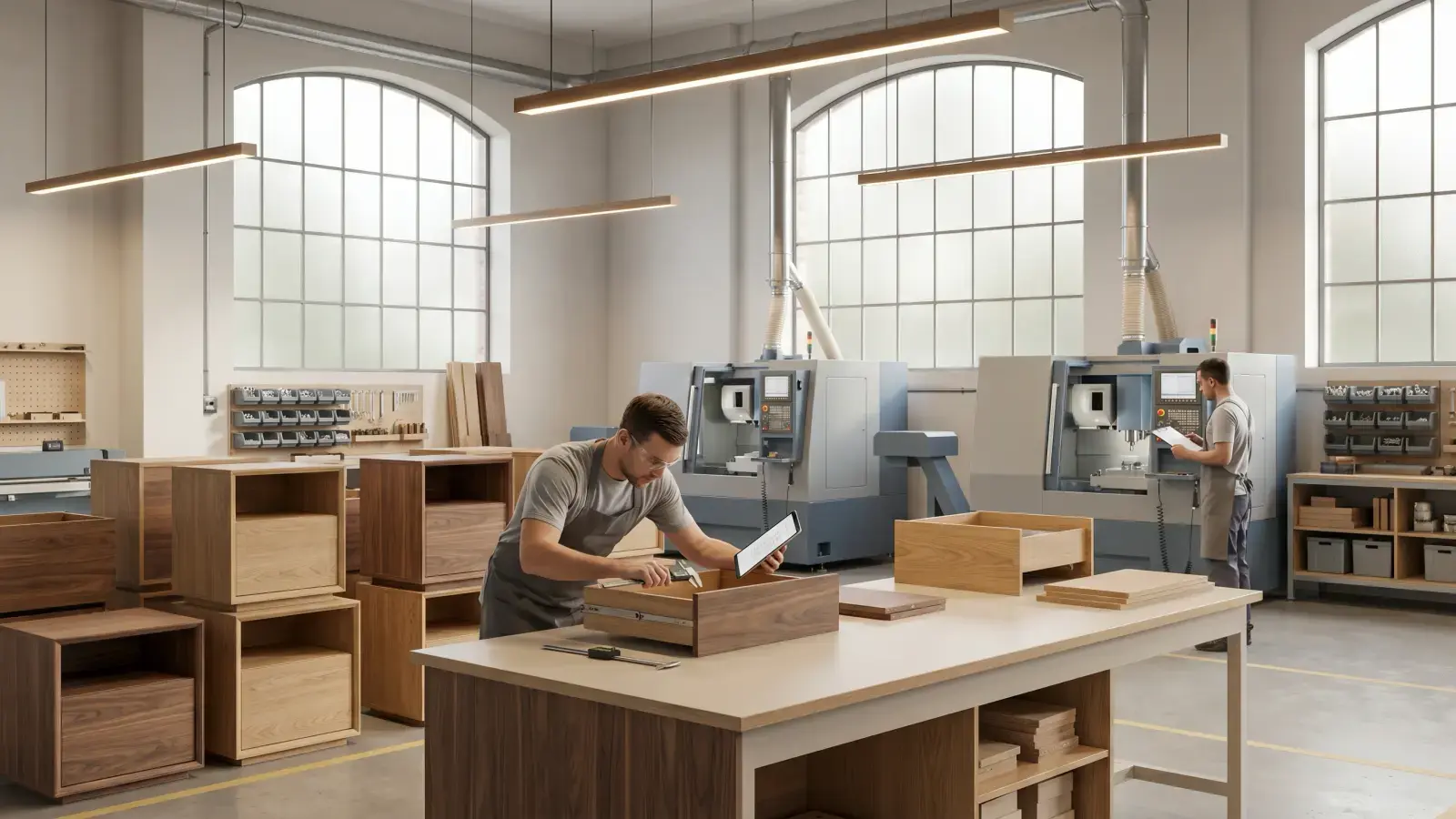 OEM bedside pedestal workshop